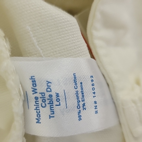 Marine Layer Cream High-Waisted Painter Pants Sz 4. New With Tags - Picture 5 of 6